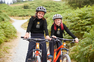 BIG DAY Kids Hoodies - two kids on bikes
