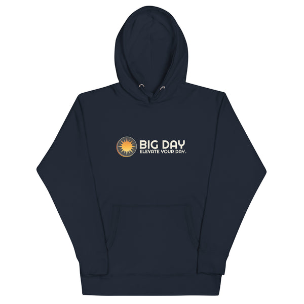 Men's BIG DAY Horizontal Hoodie - Navy Blazer Front