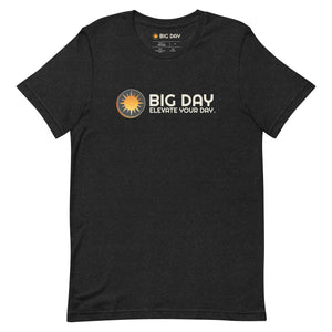 Men's BIG DAY Horizontal T-shirt - Black Heather Front