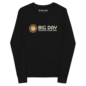 Kids BIG DAY Horizontal Long Sleeve - Black