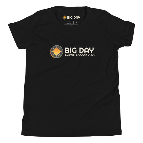 Kids BIG DAY Horizontal T-Shirt - Black