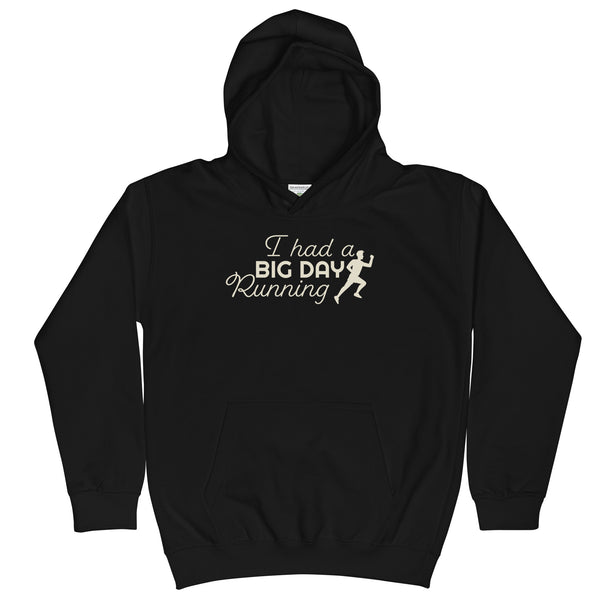 Kids I had a BIG DAY Running Hoodie in Black for Champions