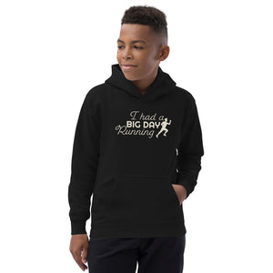 Kids I had a BIG DAY Running Hoodie - lifestyle shot