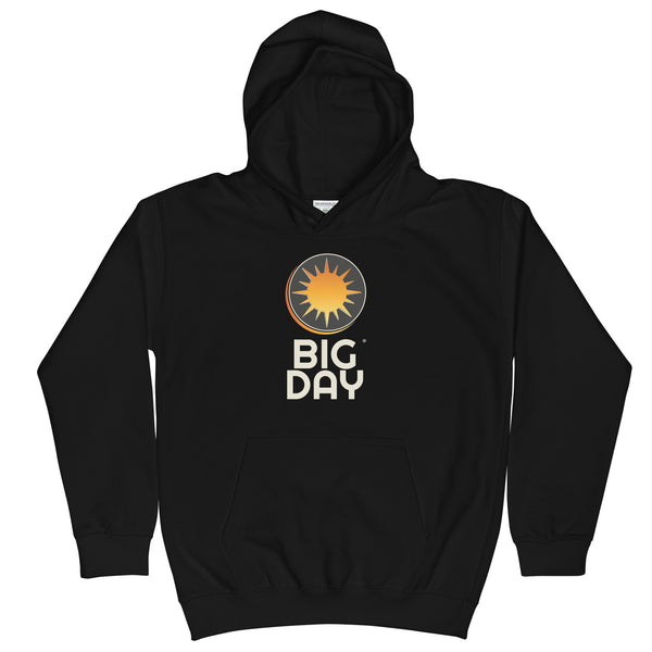 Kids BIG DAY Vertical Hoodie - Black