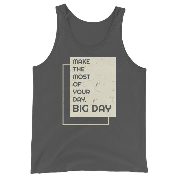 Men's Make The Most Of Your Day Tank Top - Asphalt