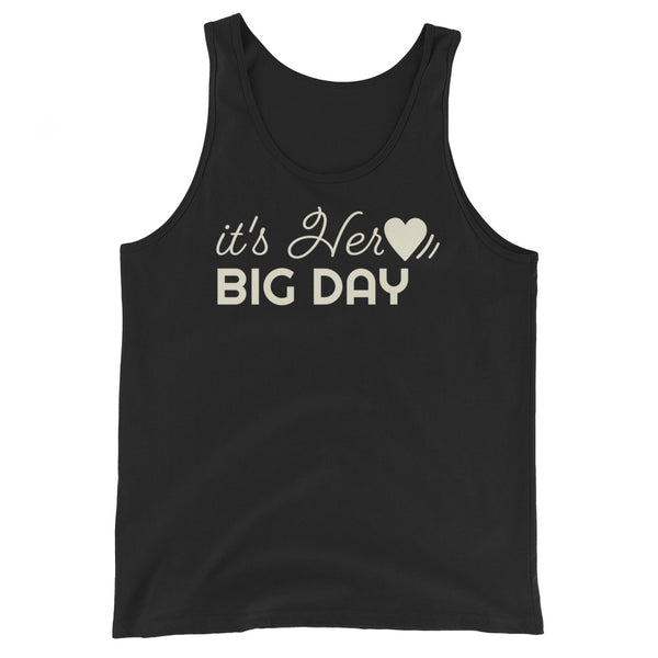 Women's It's Her BIG DAY Tank Top - Black