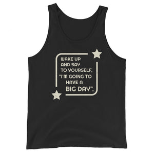 Women's Wake Up And Say To Yourself Tank Top - Black