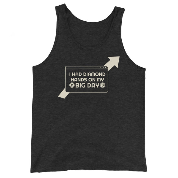 Men's I had diamond hands on my BIG DAY Tank Top