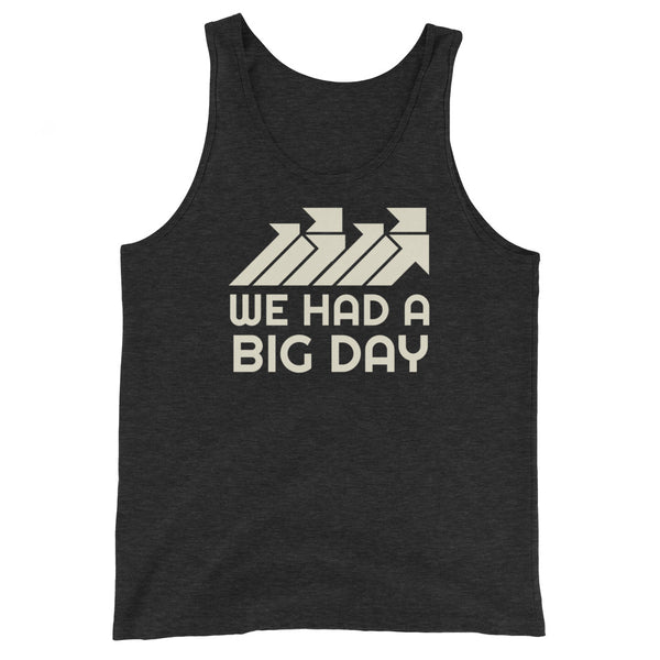 Women's Achievement Tank - Charcoal-Black Triblend Front View