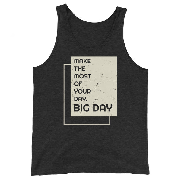Women's Make The Most Of Your Day Tank Top - Charcoal-black Triblend