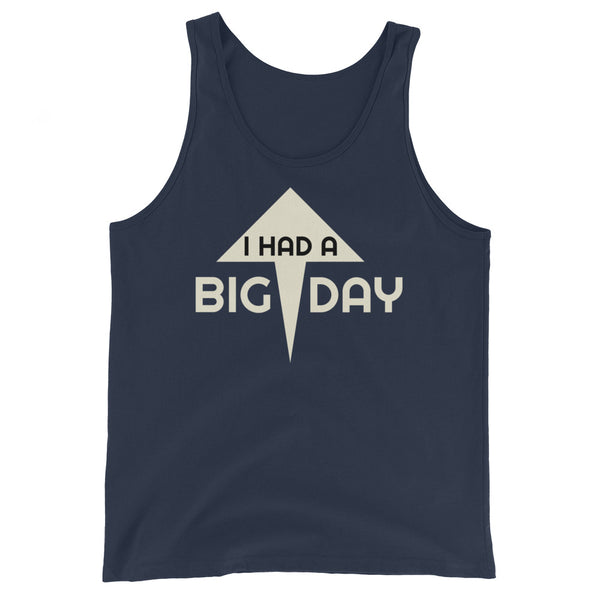 Men's Achievements Tank - Navy Front View