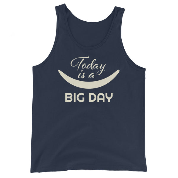Men's Today Is A BIG DAY Tank Top - Navy