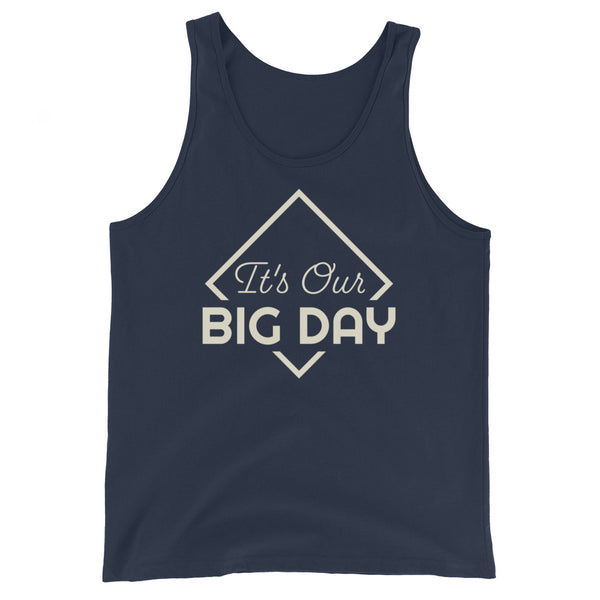 Men's It's Our BIG DAY Tank Top - Navy
