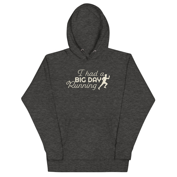 Charcoal Heather Hoodie for Milestone Running Moments