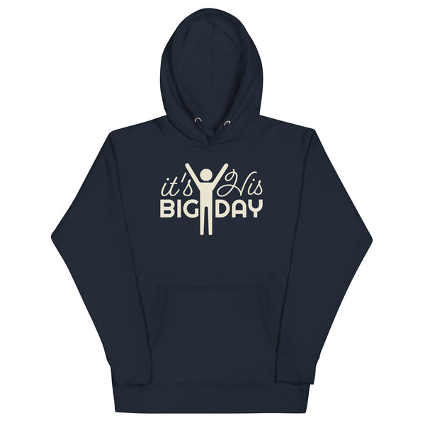 Men's It's His BIG DAY Hoodie - Navy Blazer