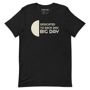 Men's Dedicated To Each Day T-shirt - Black Heather