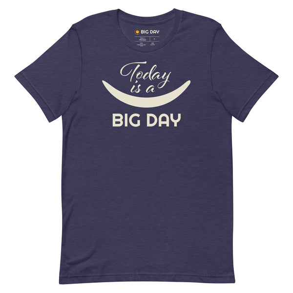 Men's Today Is A BIG DAY T-shirt - Heather Midnight Navy