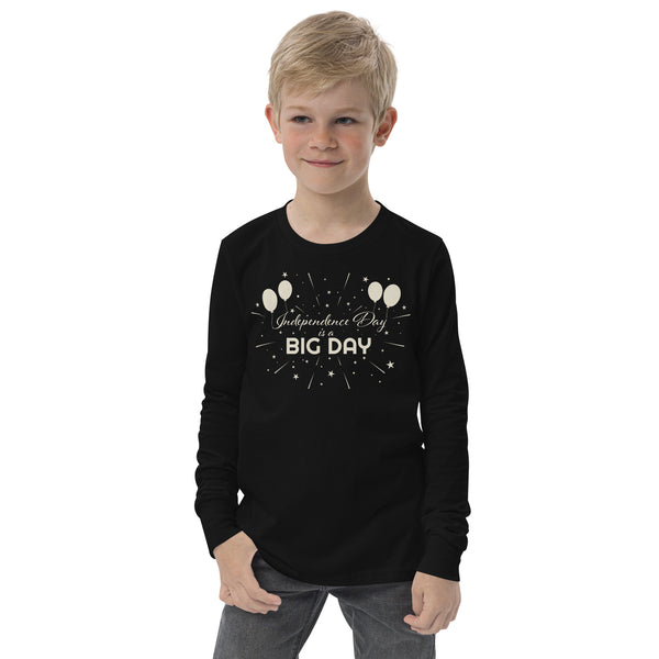 Kids Independence Day is a BIG DAY long sleeve
