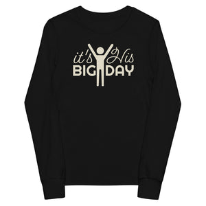 Kids It's His BIG DAY Long Sleeve - Black