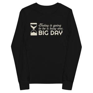 Kids Busy Day Long Sleeve - Black