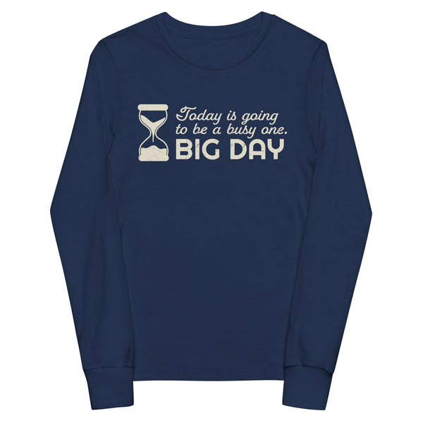 Kids Busy Day Long Sleeve - Navy