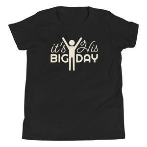 Kids It's His BIG DAY T-Shirt - Black