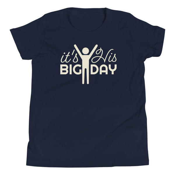 Kids It's His BIG DAY T-Shirt - Navy